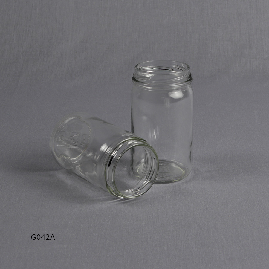 25oz Glass Square Mason Jar - 70/450 Finish